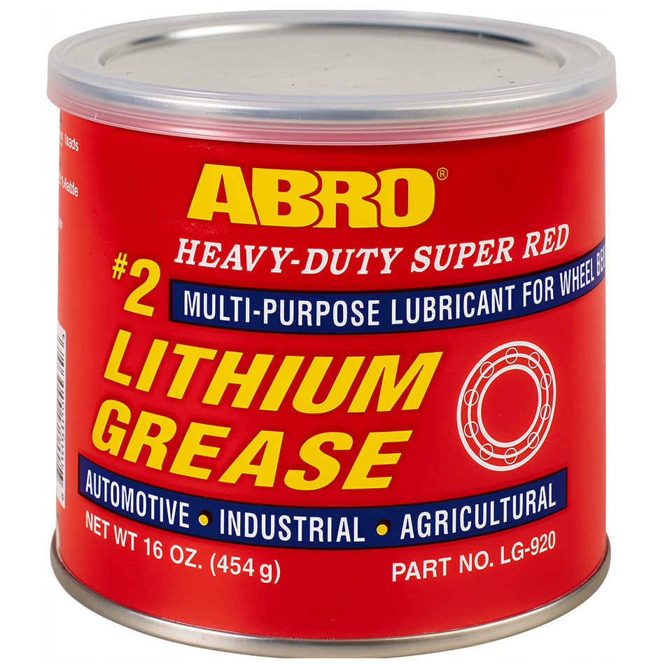 Abro Heavy-Duty Super Red Lithium Grease 450G