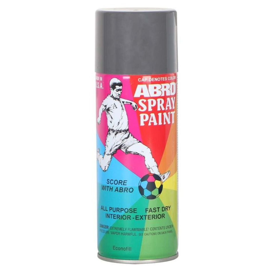 Abro Spray Paint Grey Primer 400Ml