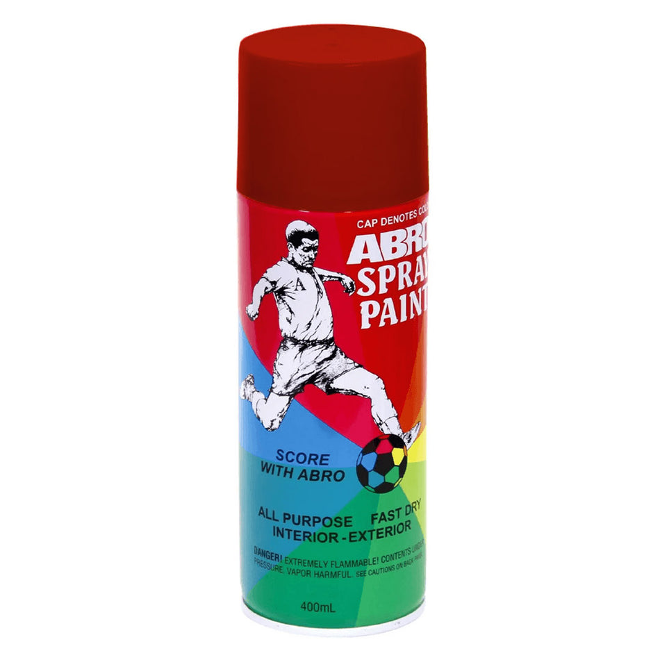 Abro Spray Paint Regular Red 400Ml