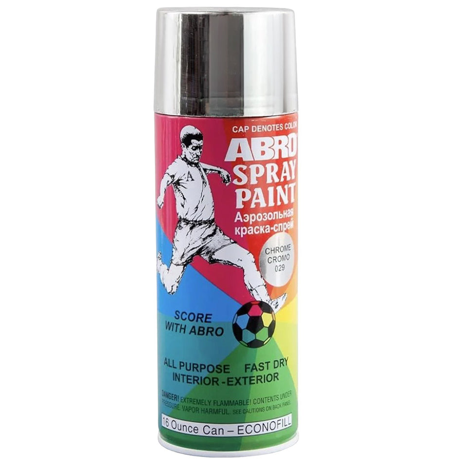Abro Spray Paint Chrome 400Ml
