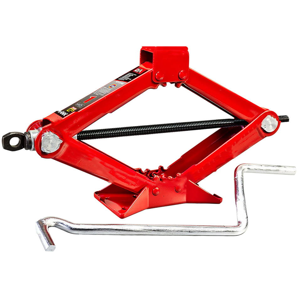 BIG RED Steel Car Hand Operated Scissor Jack