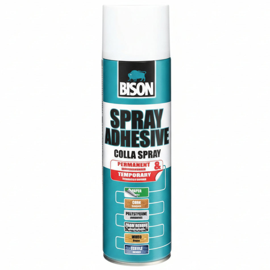 Bison Spray Adhesive 2 In 1 Aerosol