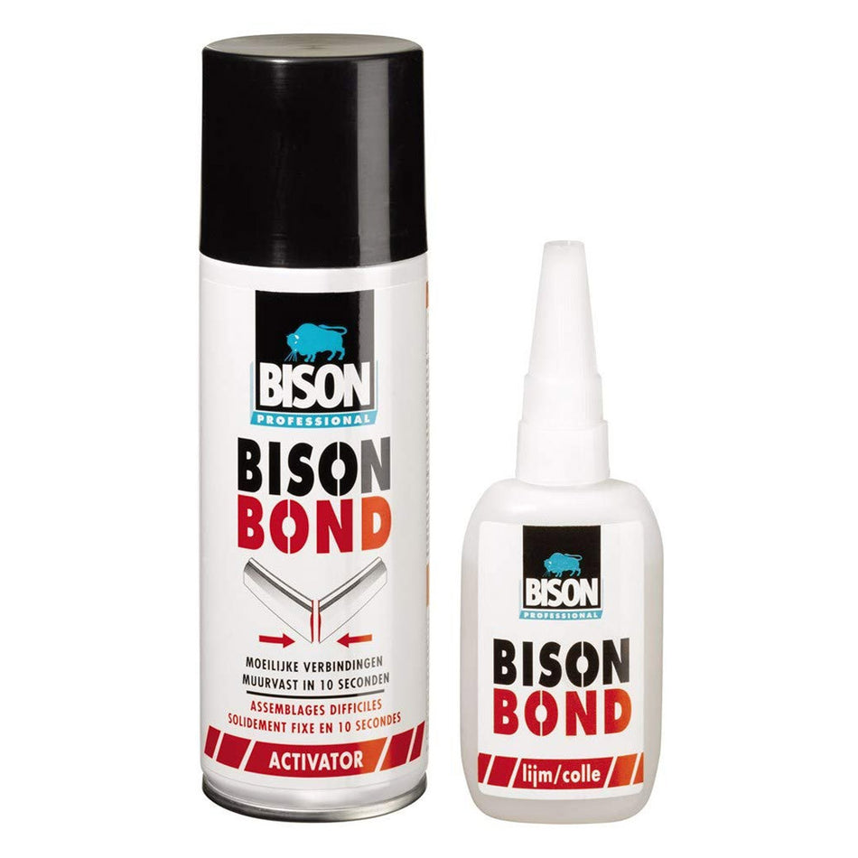 Bison Bond Set Spray 200Ml + Super Glue 50Ml