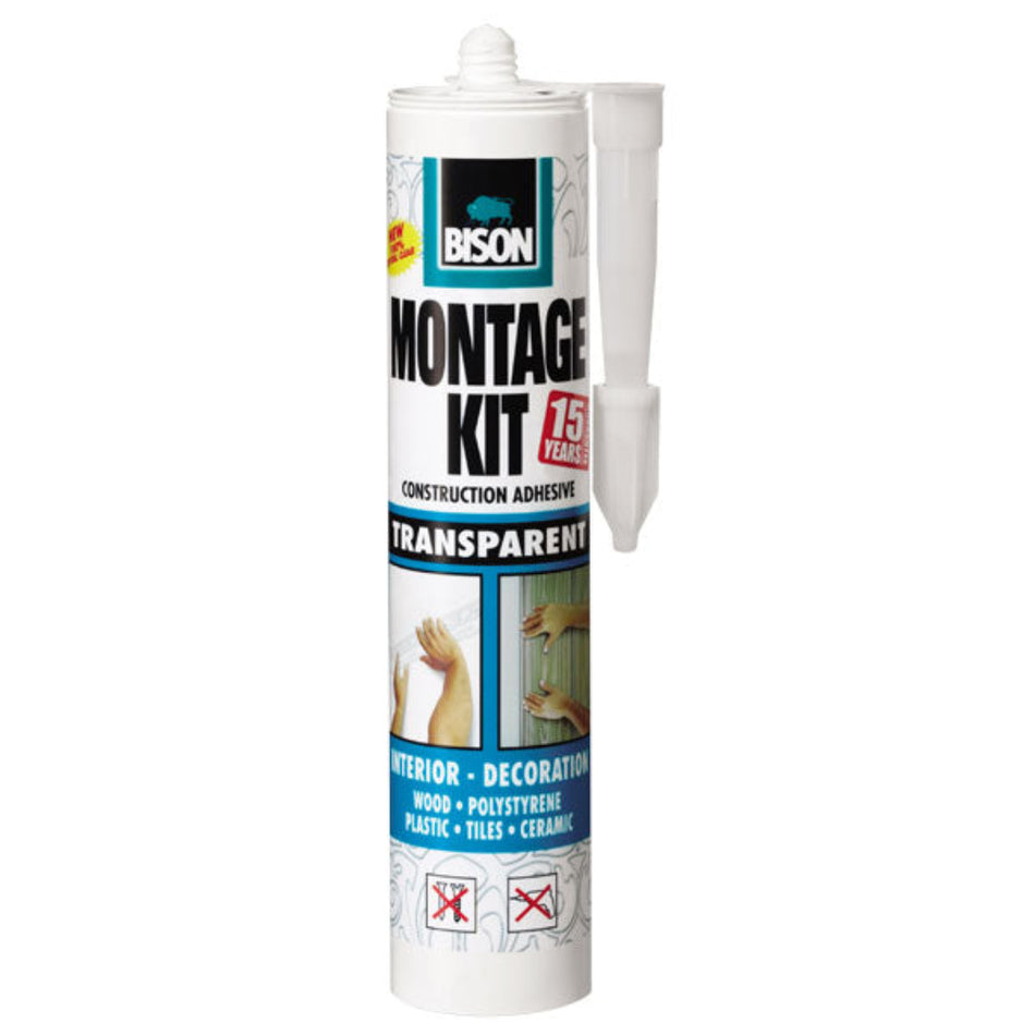 Bison Montage Kit Transparent 310G