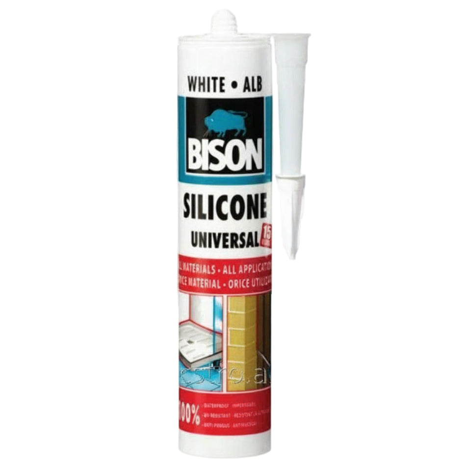 Bison Silicone Universal White Cartridge 280Ml