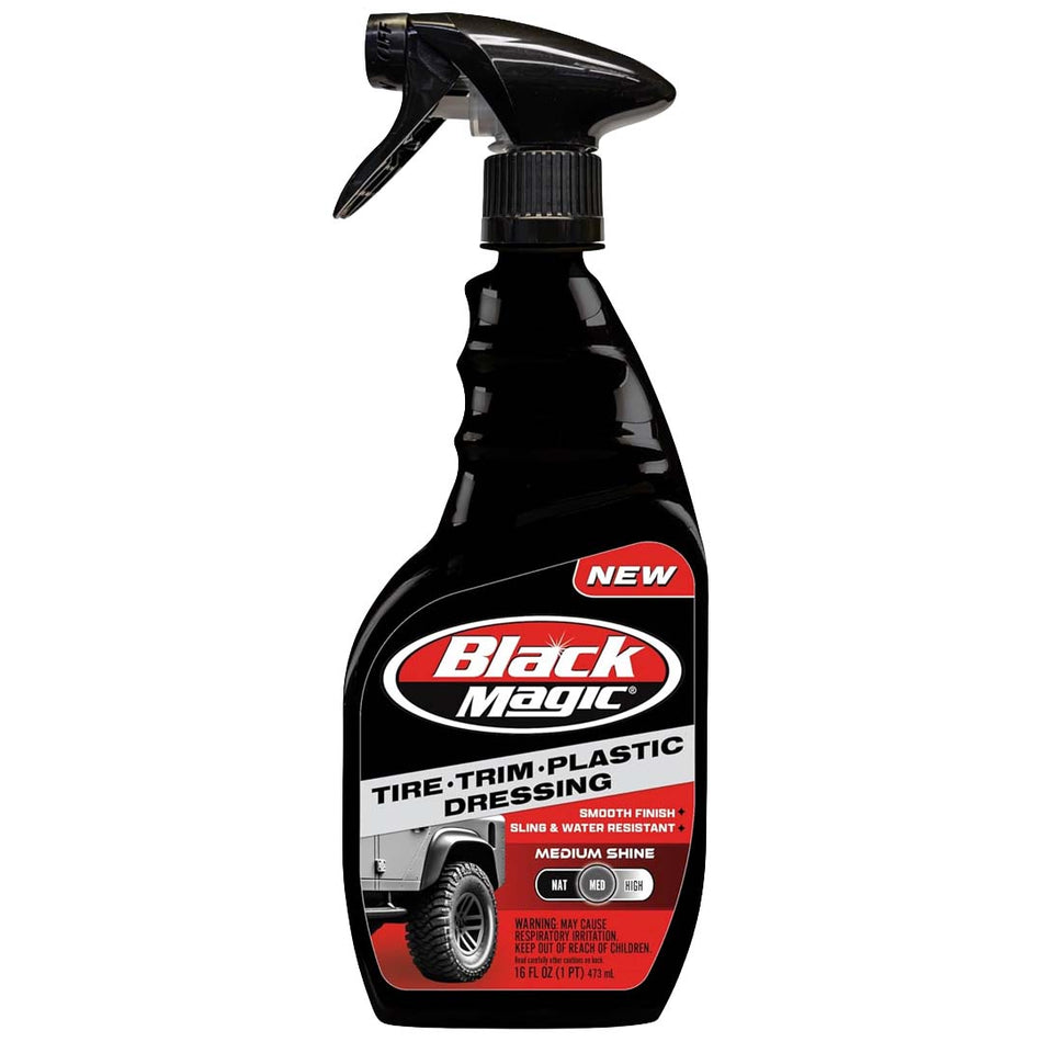 Black Magic Tire, Trim, and Plastic Dressing 473Ml