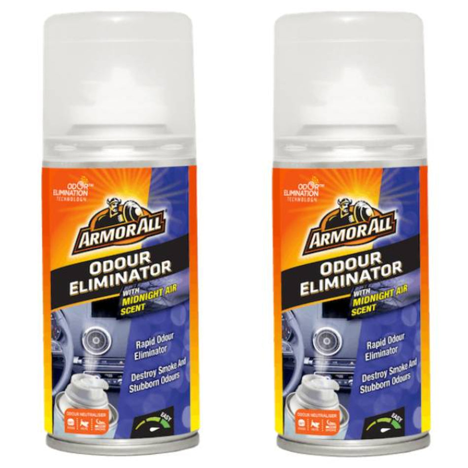 Armor All Odour Eliminator Midnight Air Scent 150Ml - 2 Pieces