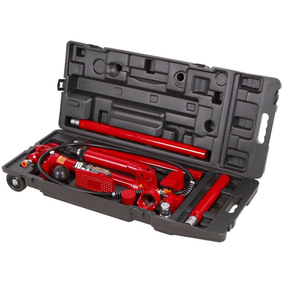 Big Red Portable Body Repair Kit With Wheel Box 10 Ton