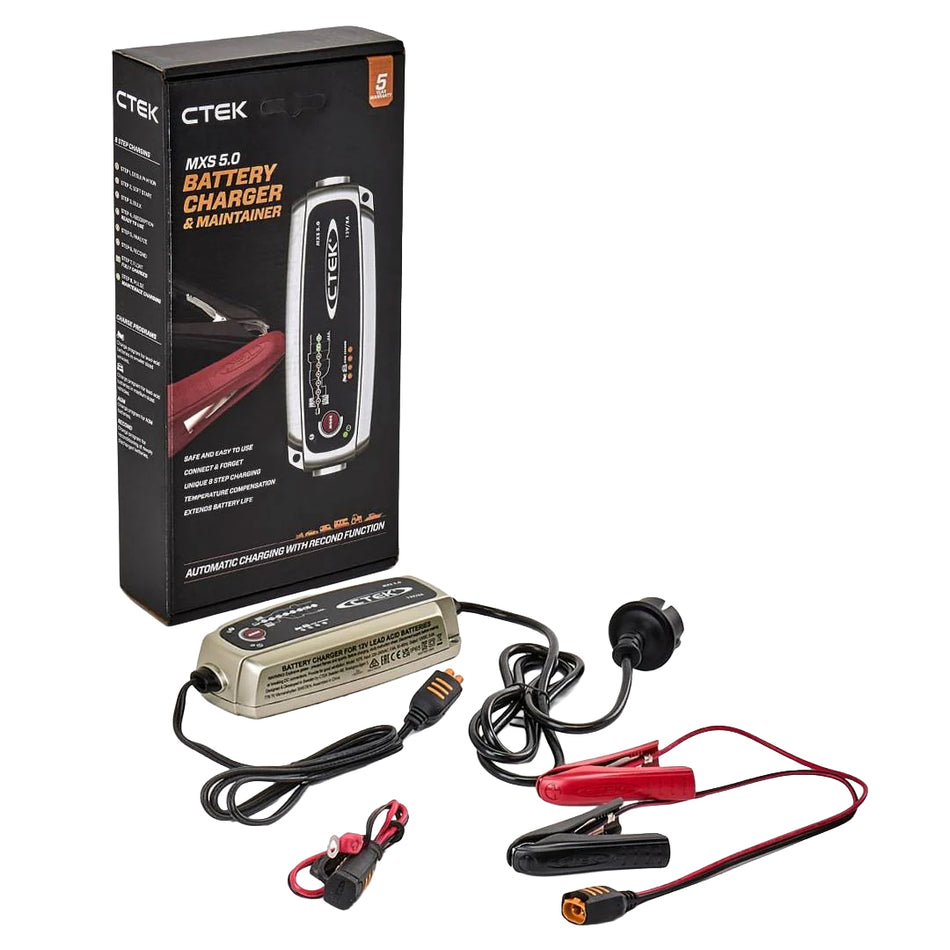 Ctek MXS 5.0 Battery Charger & Maintainer 12V