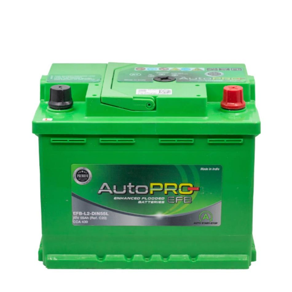Auto Pro 12V 55A EF Battery