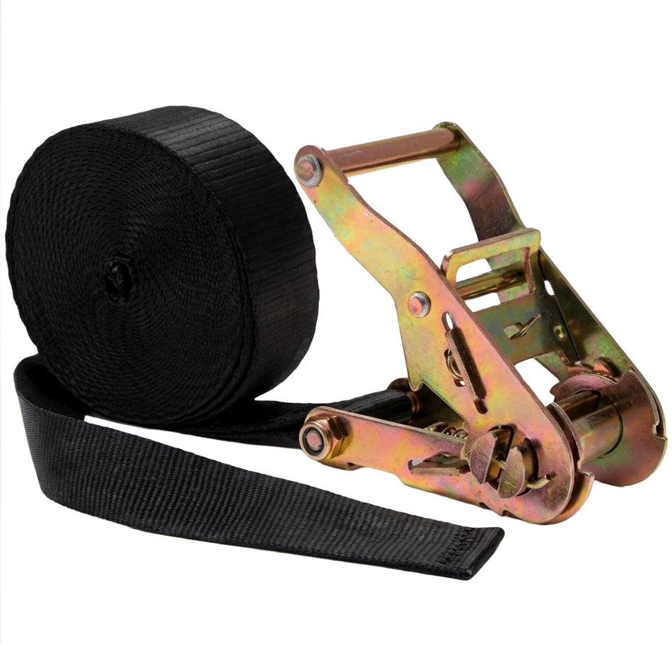 Fabbri Polyester Heavy-Duty Ratchet Strap 7 Meters