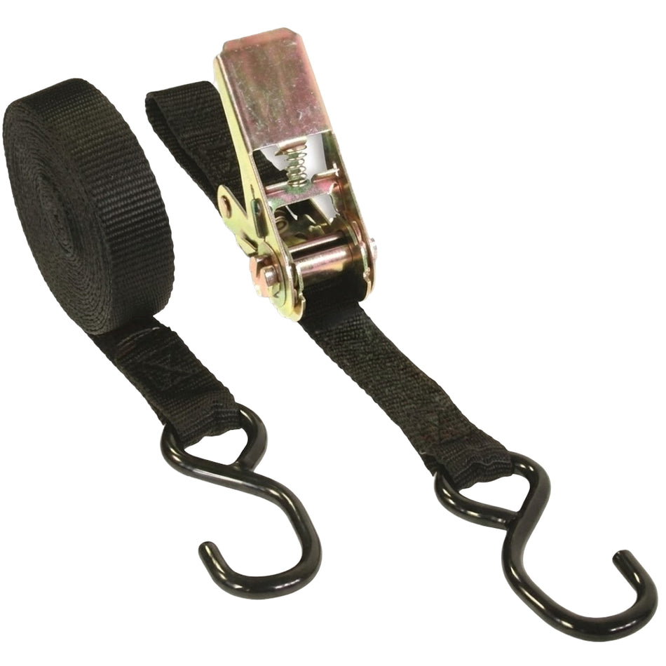 Fabbri Polyester Ratchet Strap With 2 -S Hooks - 5 Meters