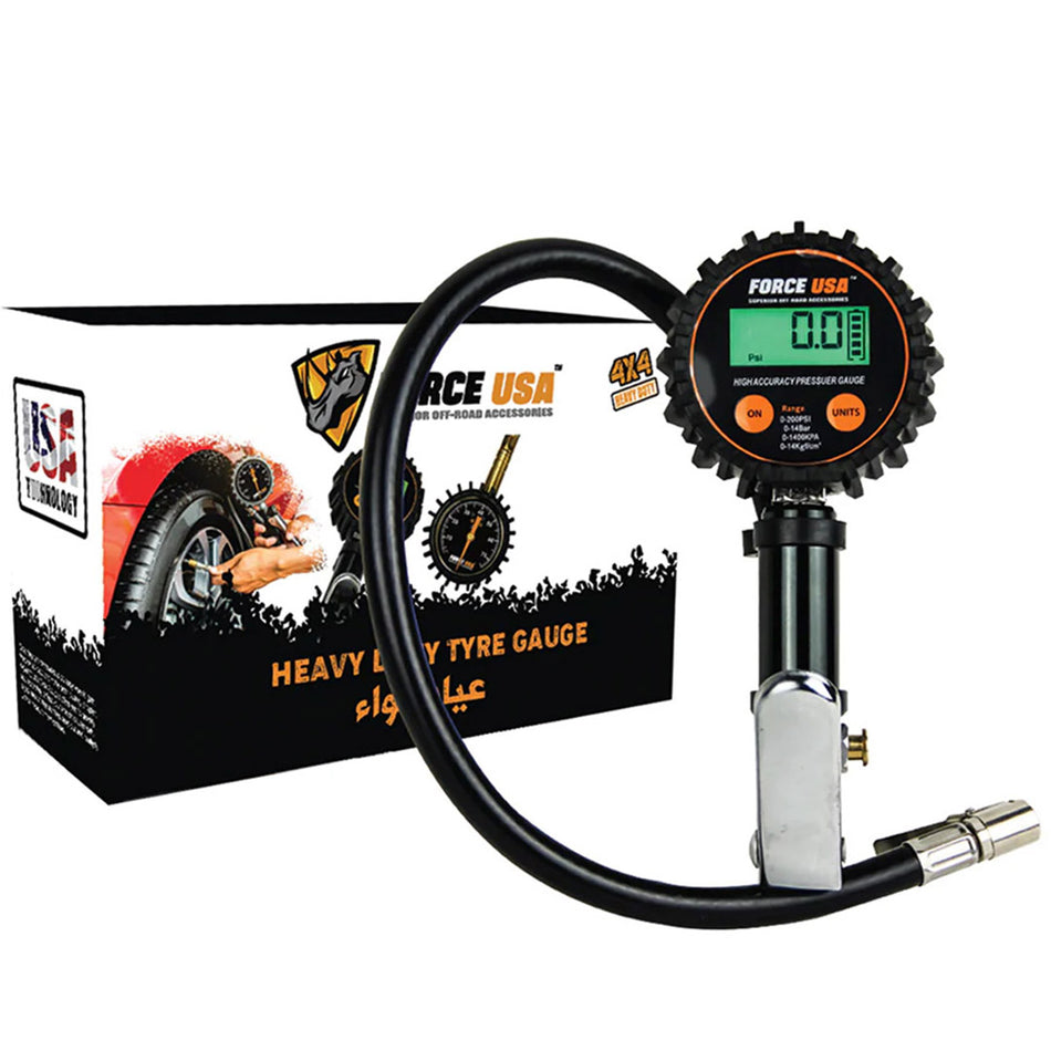 Force USA Digital Heavy Duty Tire Guage