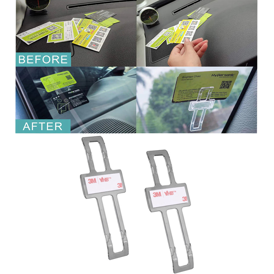 Hypersonic Car Windshield Parking Tickets Holder