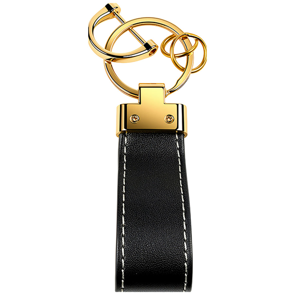Leather Keychine-Black