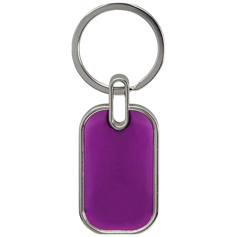 Metal Keychain-Violet
