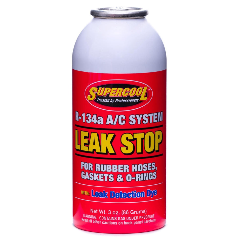 Supercool R-134a A/C System Leak Stop With Leak Detection Dye - 3Oz
