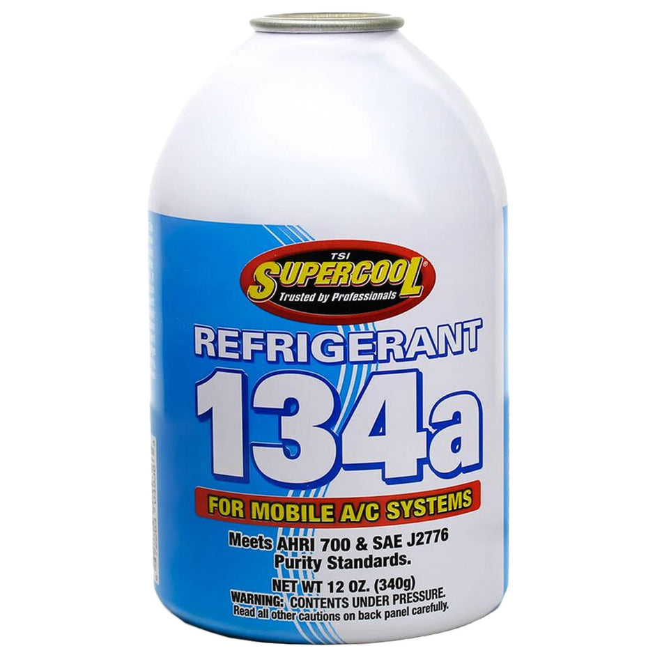 Supercool R134a Refrigerant for Mobile A/C Systems 12 Oz