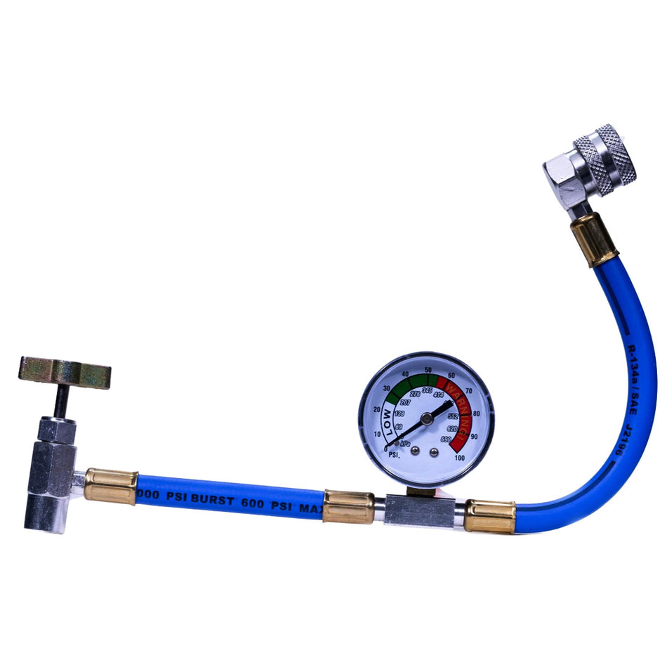 Supercool Universal R134a Charging Hose & Gauge
