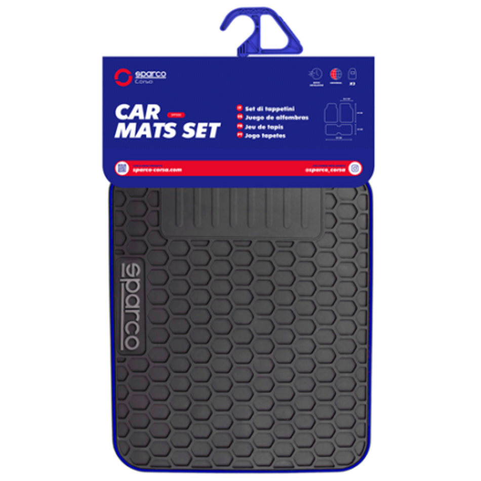 Sparco Universal Car Mat - 3 Pieces Set