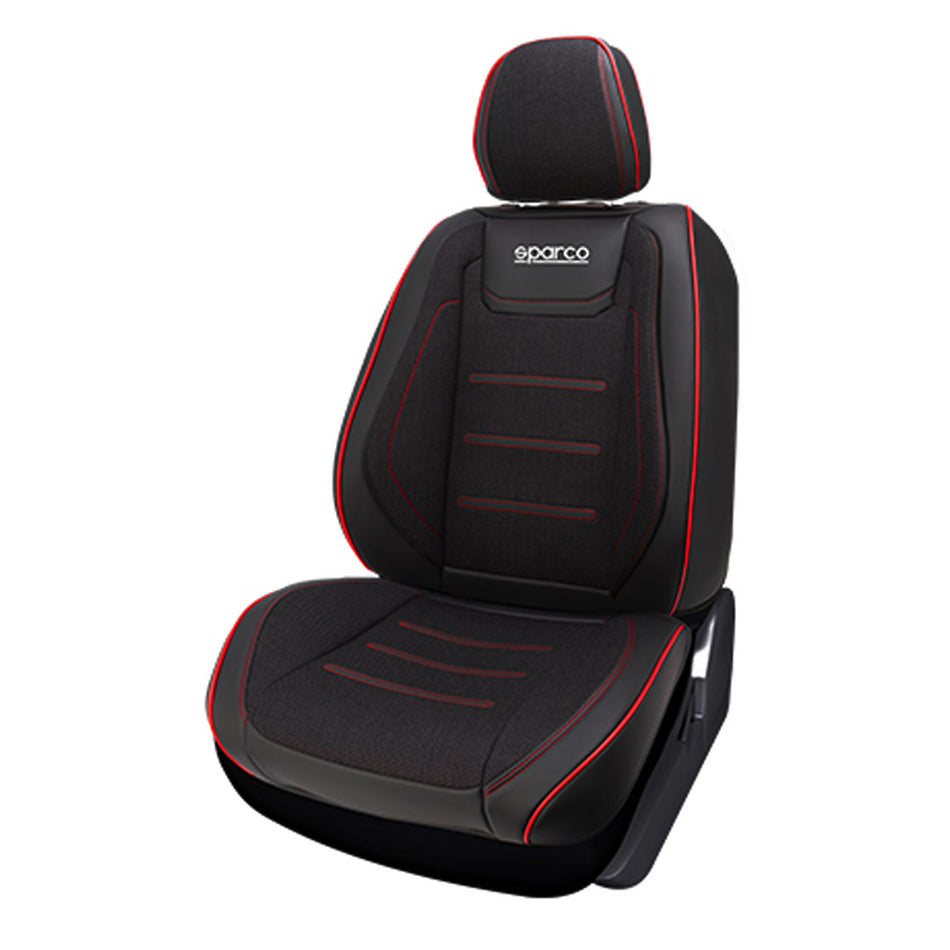 Sparco Seat Cushion Nappa Leather & Coarse Linen