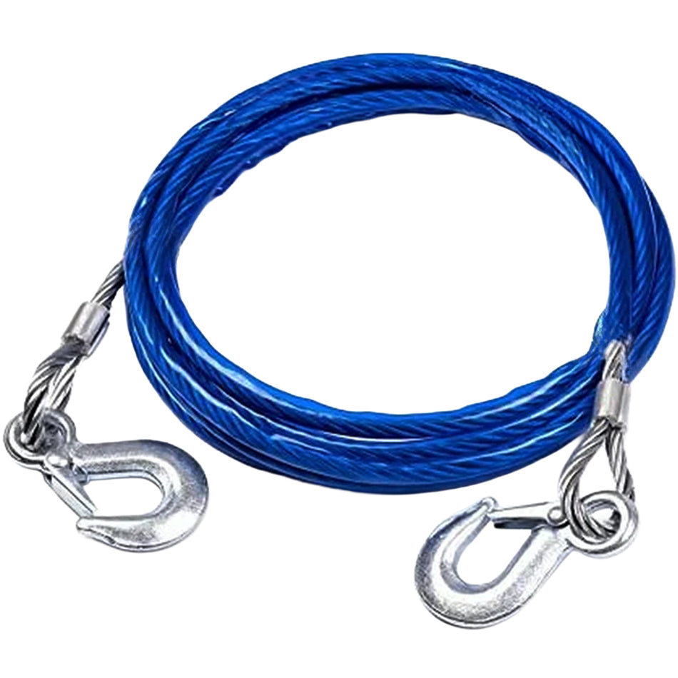 Steel Tow Rope with Blue PVC Tube