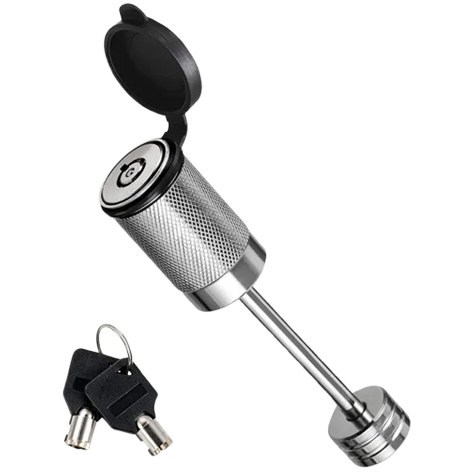 Tirol Adjustable Trailer Hitch Coupler Lock Pin with Keys