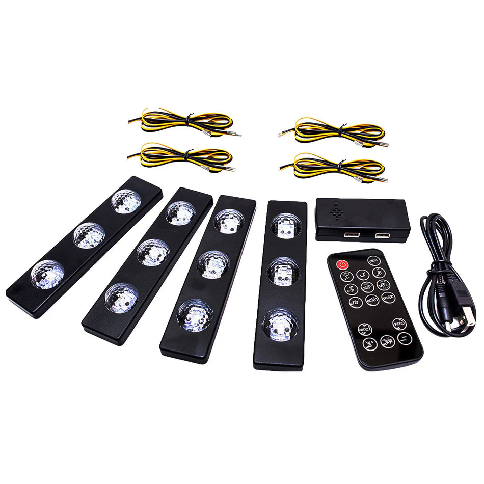 Toby's Car Interior Atmosphere Starlight LED Kit - 7 Colors