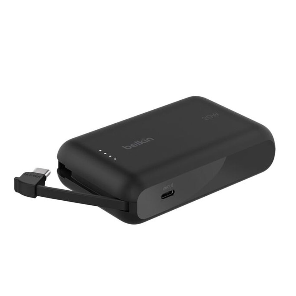 Belkin Power Bank 10K W/ Integrated Cable