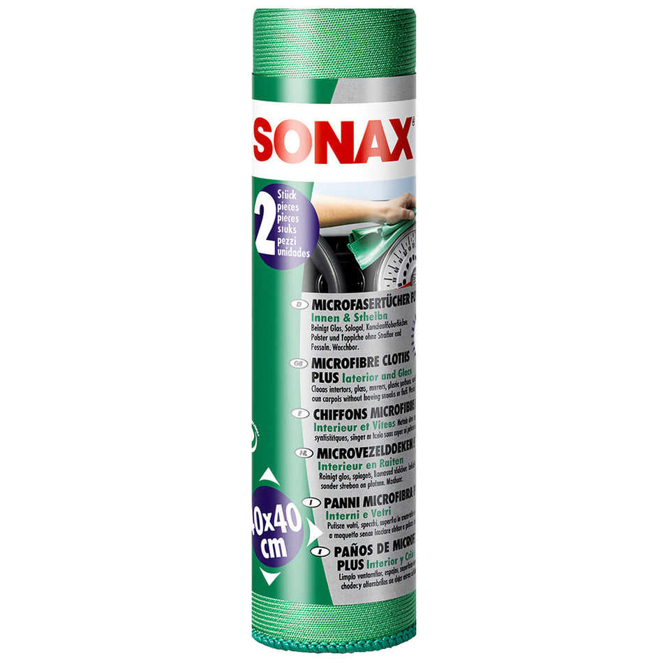 Sonax Microfiber Cloth Plus - 2 Pieces