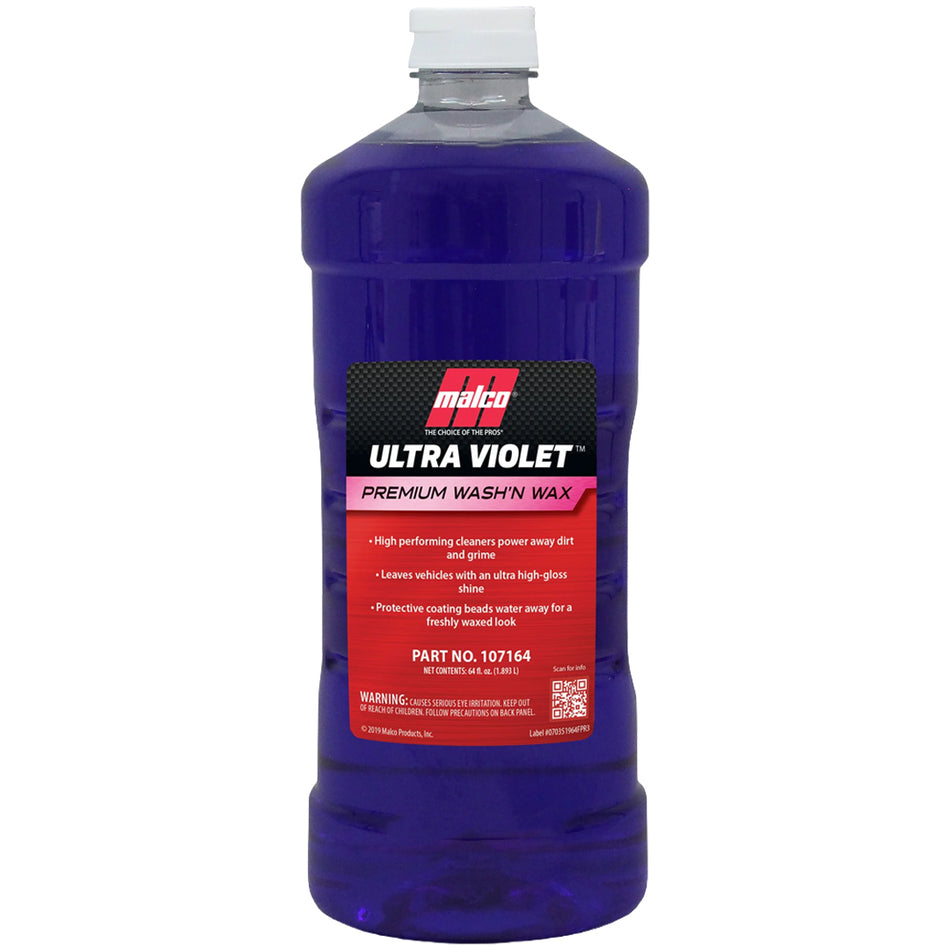Malco Ultra-Violet Premium Wash & Wax 64Oz