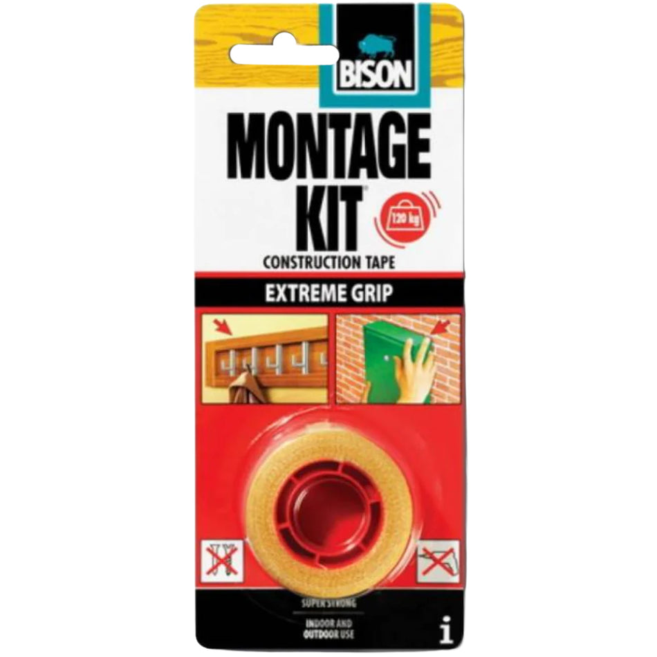 Bison Montagekit Tape 1.5Mx19Mm