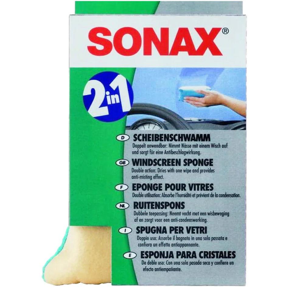 Sonax Windscreen Sponge 2 In 1
