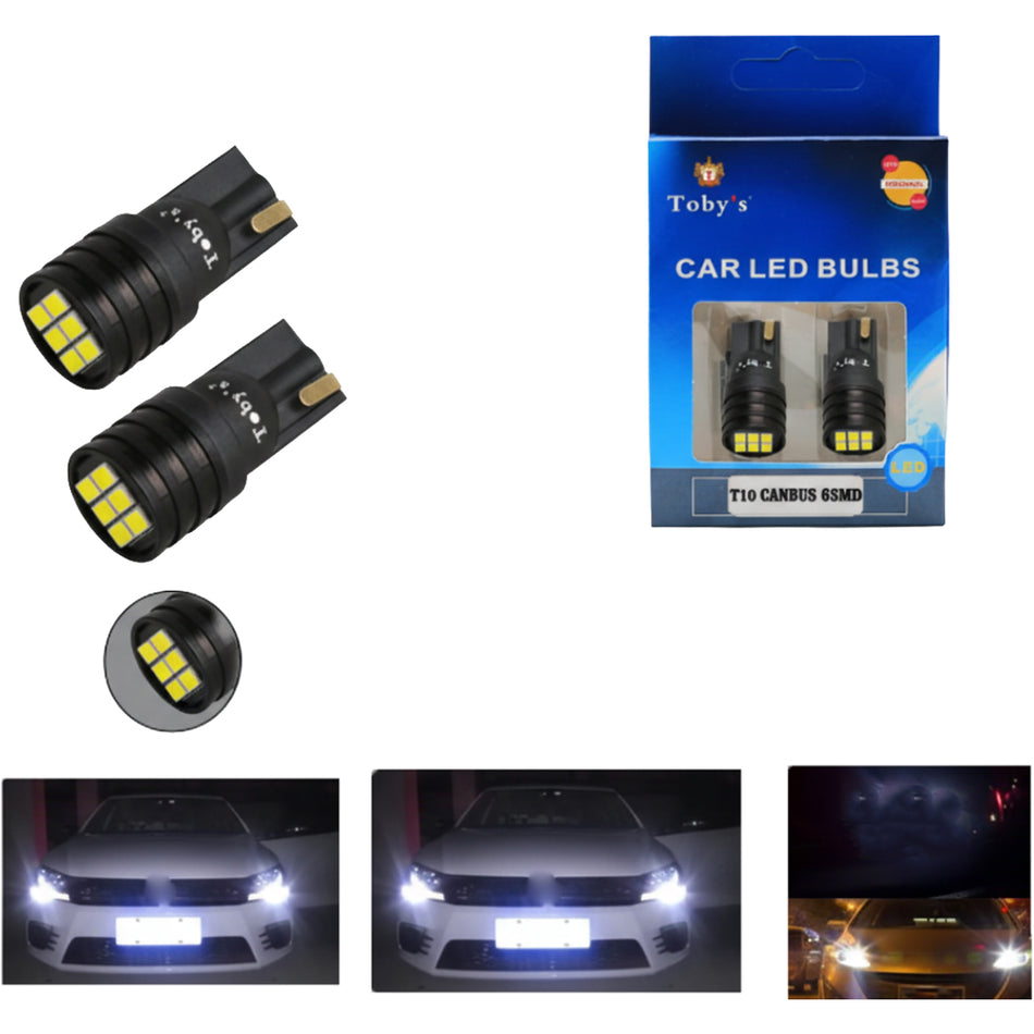 Toby's Car LED Bulbs - 6 SMD