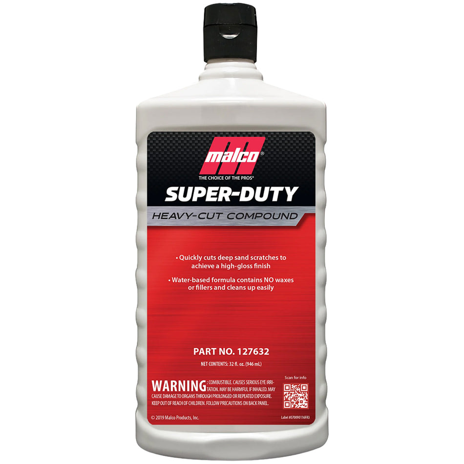 Malco Super-Duty Heavy-Cut Compound 32Oz