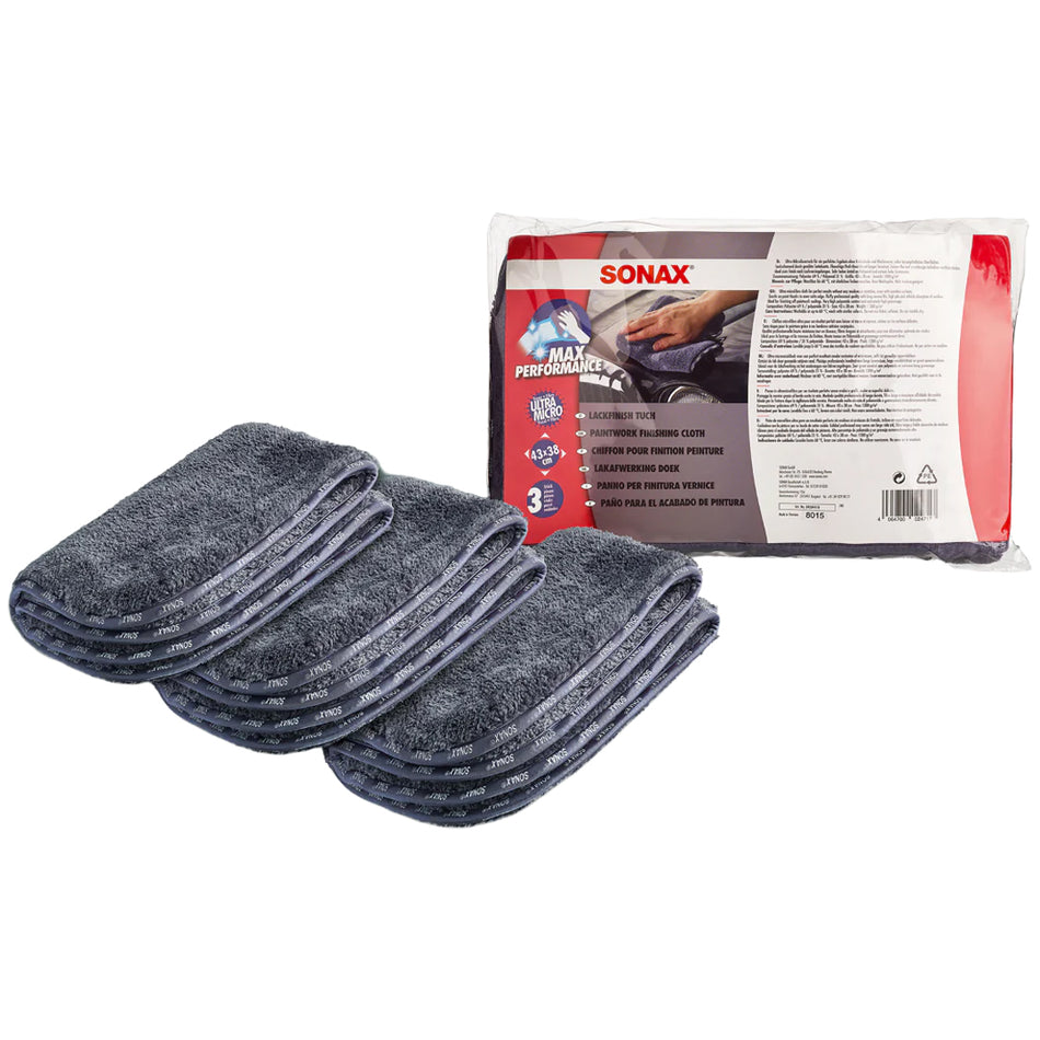Sonax Paintwork Finishing Cloth - 3 Pieces