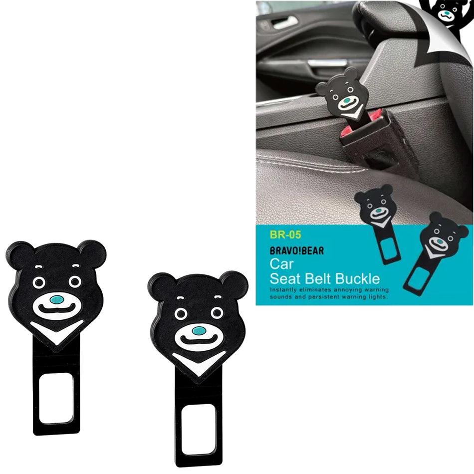 Hypersonic Car Seat Belt Buckle Bravo Bear - 2 Pieces