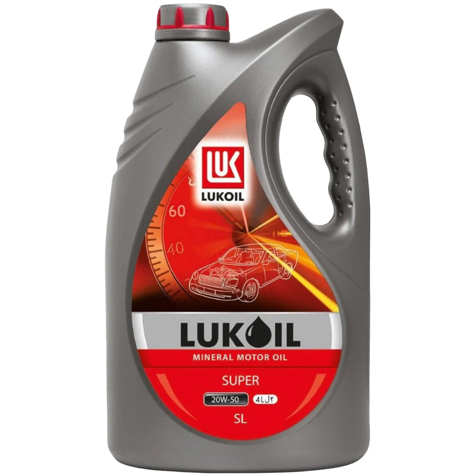 20W-50 لوك أويل زيت محرك سوبر إس إل ٤ لتر