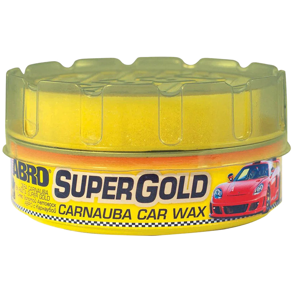 Abro Carnauba Super Gold Paste Wax 230G