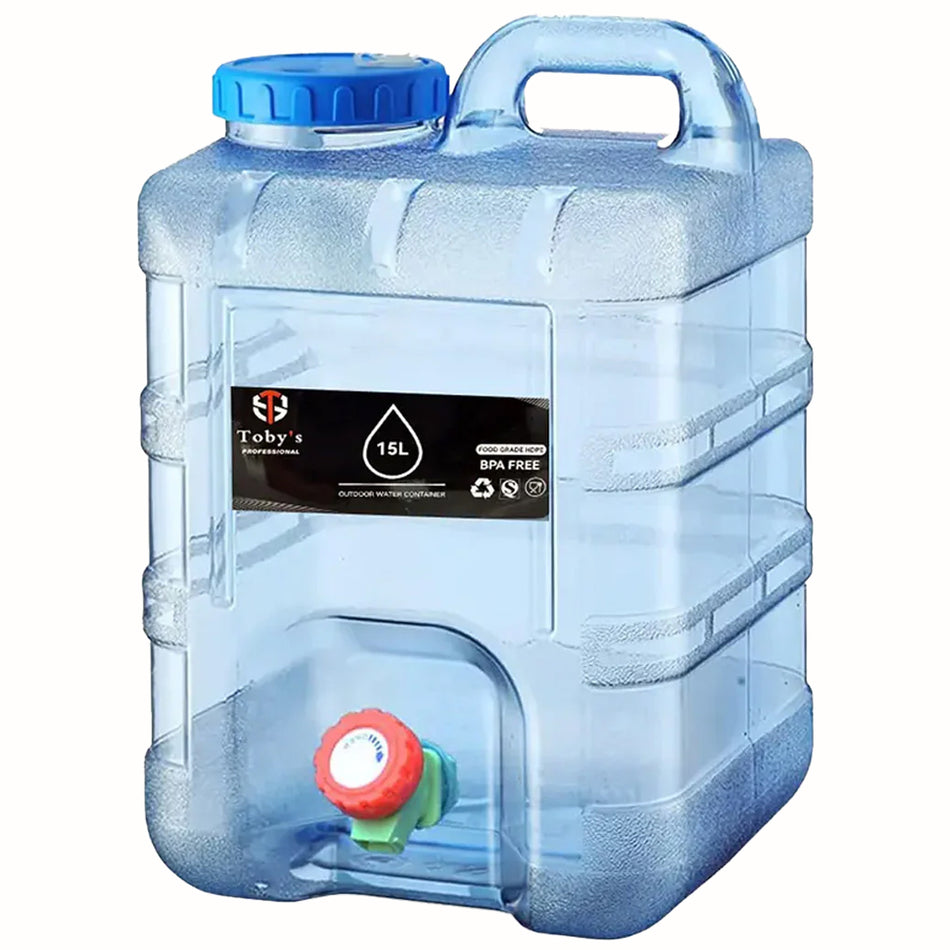 Toby's Water Jerry Can Transparent With Spigot 15L