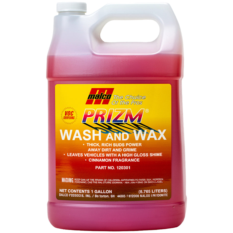 Malco Prizm Wash & Wax 1Gal