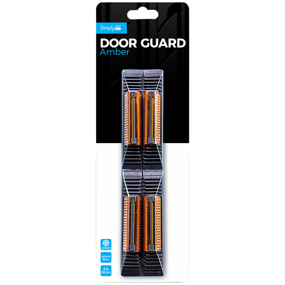 Simply Auto Universal Door Guard Amber Reflector