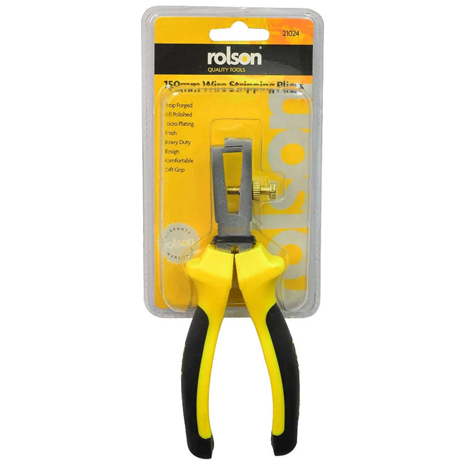 Rolson Wire Stripping Pliers 150Mm