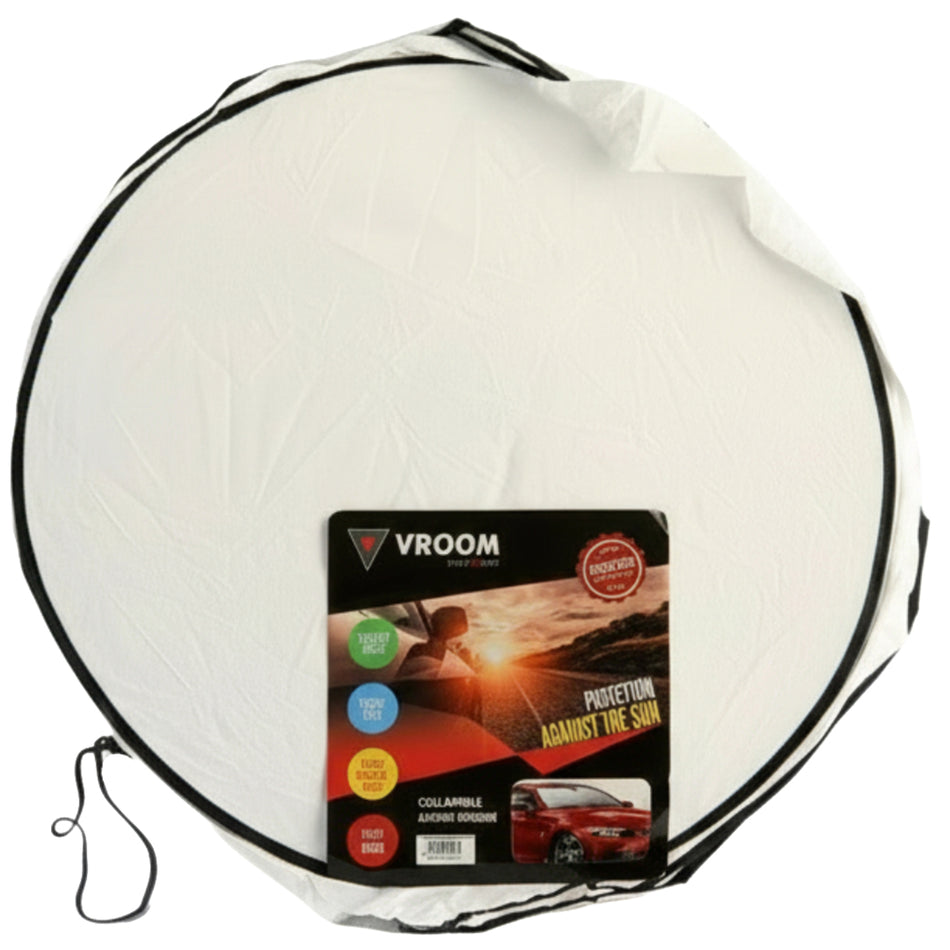 Vroom Front Sun Shade Collapsible Metal Ring