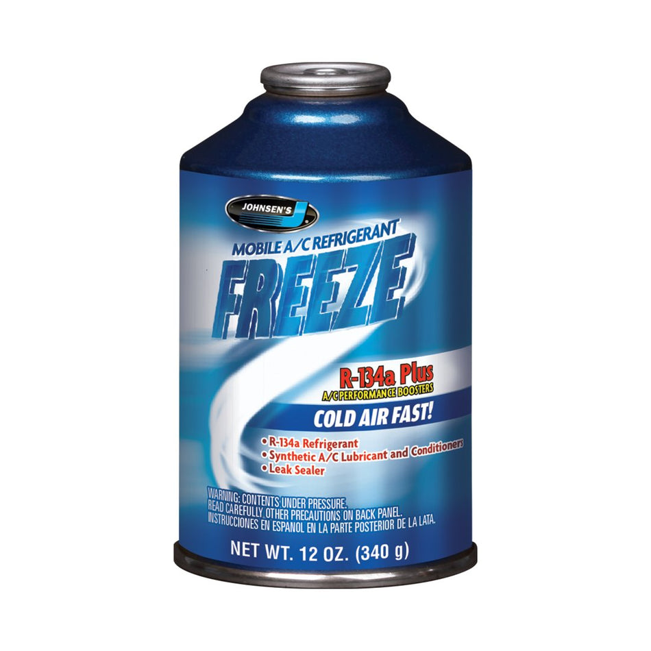 Johnsen's Refrigerant Freeze Car Air Conditioner Gas 340G - 12Oz