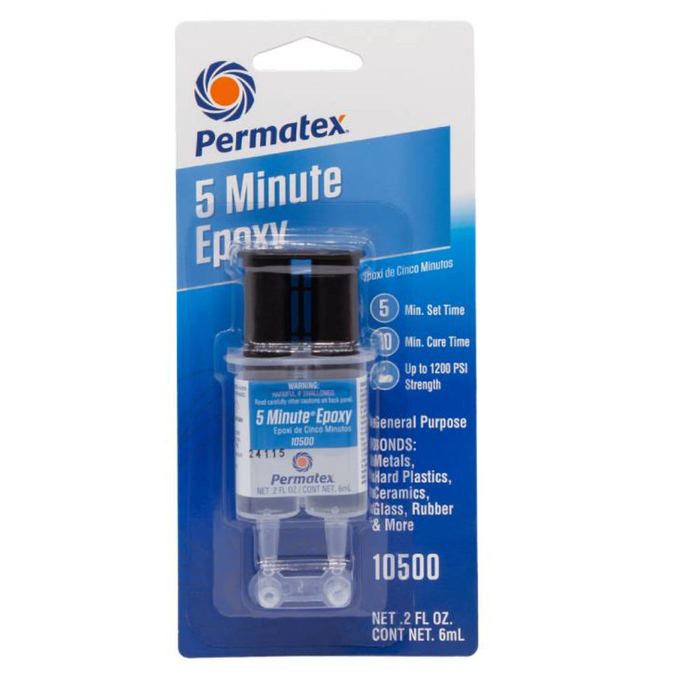 Permatex 5 Min Epoxy Steel 6ml