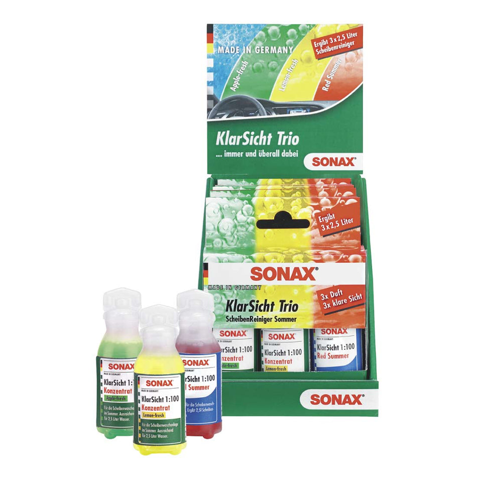 Sonax Clear View Concentrate Trio 25Ml - 3 Pieces