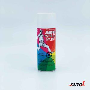 Abro Spray Paint Can Flat White 400ml