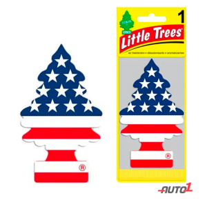 Little Tree American Flag,Vanilla Pride Fragrance Air Fresheners Imported From Usa