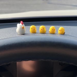 Cute Mini Checken Car Ornaments